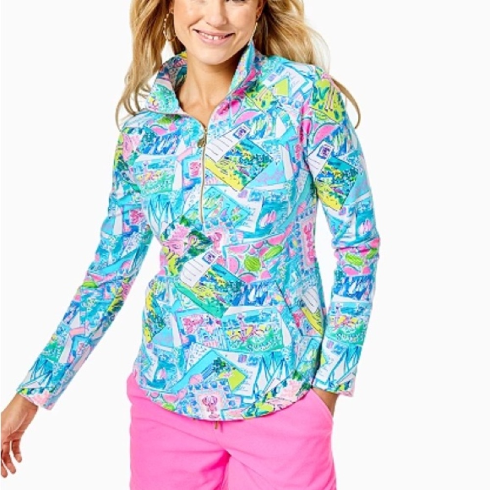 Lilly Pulitzer EUC Skipper Wish You Were Here Print